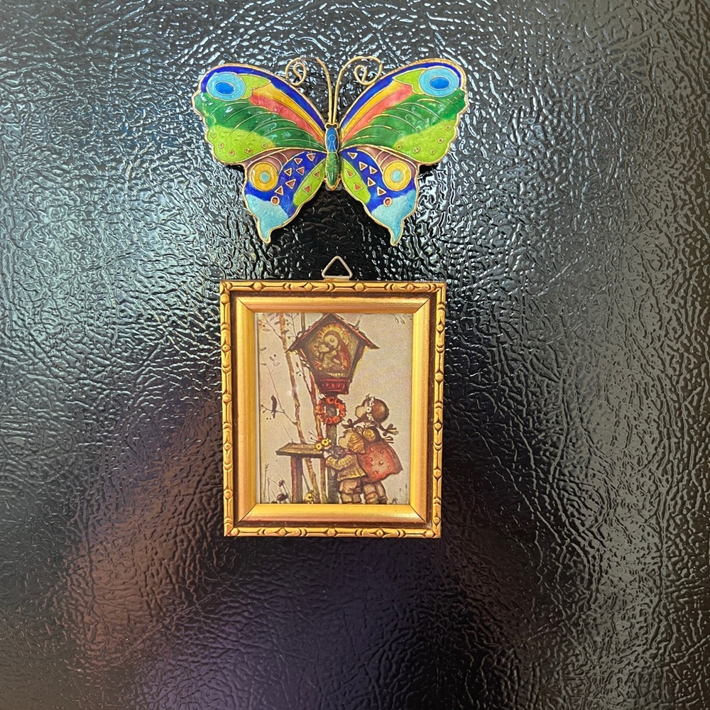 Magnet Set Hummel Miniature and Butterfly